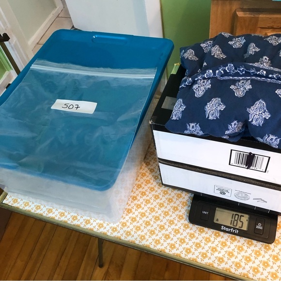 J Jill Blue Eastern Pattern Lightweight Tunic Top Shirt Womens Size Medium - Picture 10 of 10